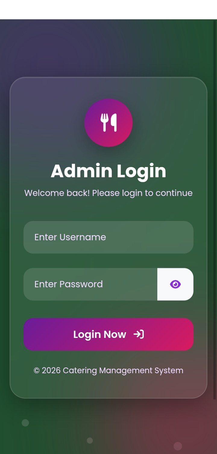 Admin Dashboard Screen
